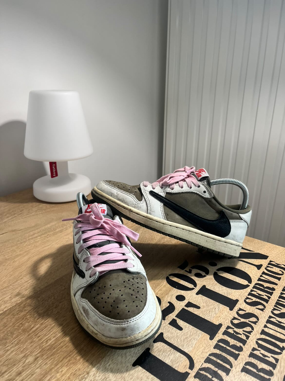 Nike Air Jordan Low avant nettoyage