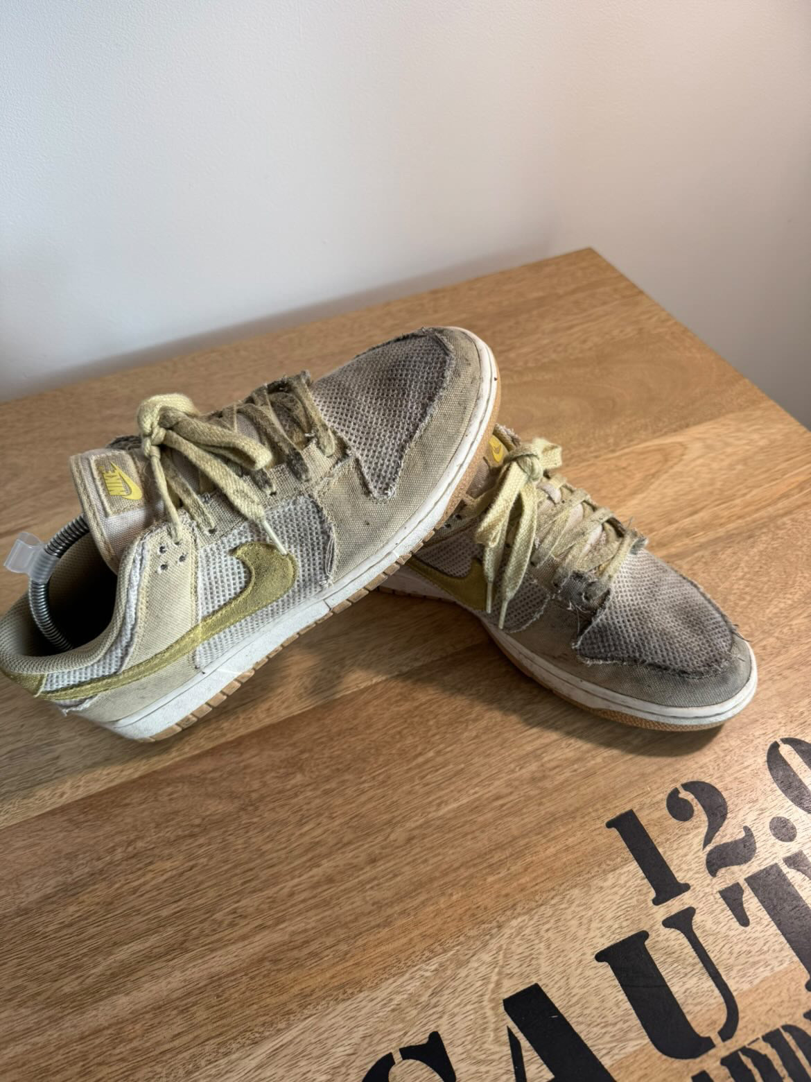 Nike Dunk avant nettoyage